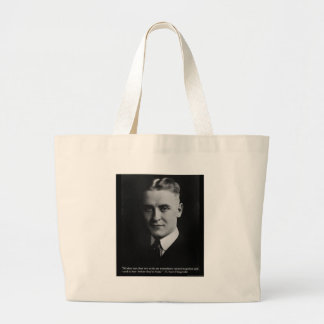 F Scott Fitzgerald Two Souls Gifts, Tees, Etc. Large Tote Bag