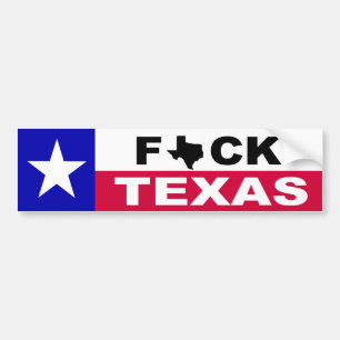 F TEXAS BUMPER STICKER