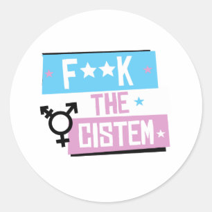 F- The Cistem - -  Classic Round Sticker