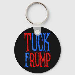F Trump, American Patriot, Clever America Protest  Key Ring