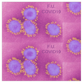 F.U.COVID19 Pink Fabric