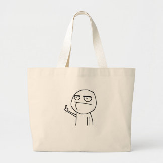 F U Dude Large Tote Bag