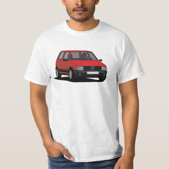 F Uno Mille Mk1 - 80's supermini in 9 colours T-Shirt (Front)