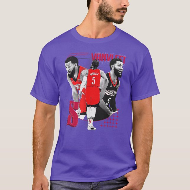 F VanVleet basketball Player Design 1 Oversized T-Shirt (Front)