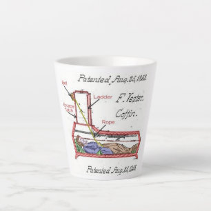 F Vester Escape Coffin Latte Mug