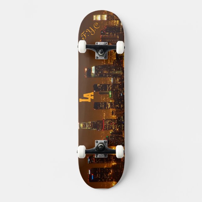F.Y.C. LA Skyline Skateboard (Front)