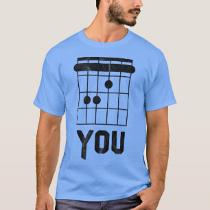 F You Guitar Chord Chart Funny Guitarist Tee 724