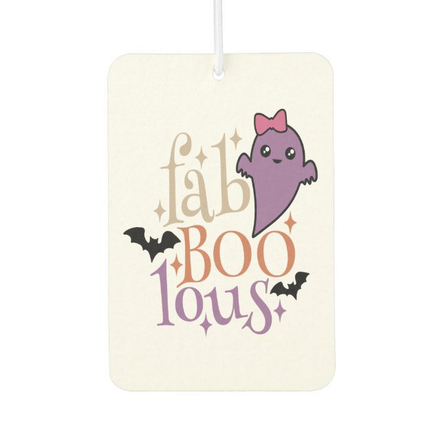 Fa BOO Lous Fa BOO Lous Halloween Ghost Car Air Freshener (Front)