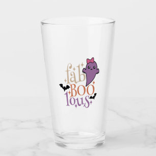 Fa BOO Lous Fa BOO Lous Halloween Ghost Glass