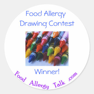 FA Drawing Contest Picture (2) Classic Round Sticker