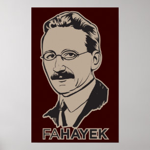 FA Hayek Poster