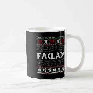 Fa (la)8 Funny Christmas Santa Fa La Math Teacher Coffee Mug
