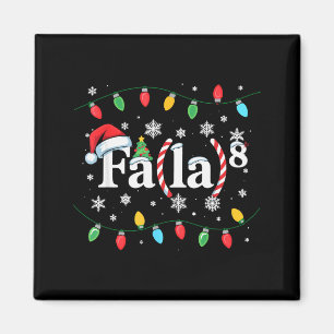 Fa (la) 8 Funny Christmas Santa Fa La Math Teacher Magnet