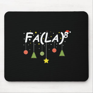 Fa (la)8 Funny Christmas Santa Fa La Math Teacher  Mouse Mat
