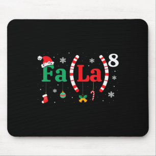 Fa (la)8 Funny Christmas Santa Fa La Math Teacher  Mouse Mat