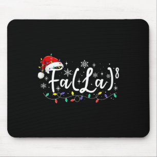 Fa (la)8 Funny Christmas Santa Fa La Math Teacher  Mouse Mat