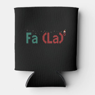 FA (LA)8 Funny Nerdy Math Christmas Xmas Gift Can Cooler