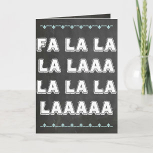 Fa La Holiday Card