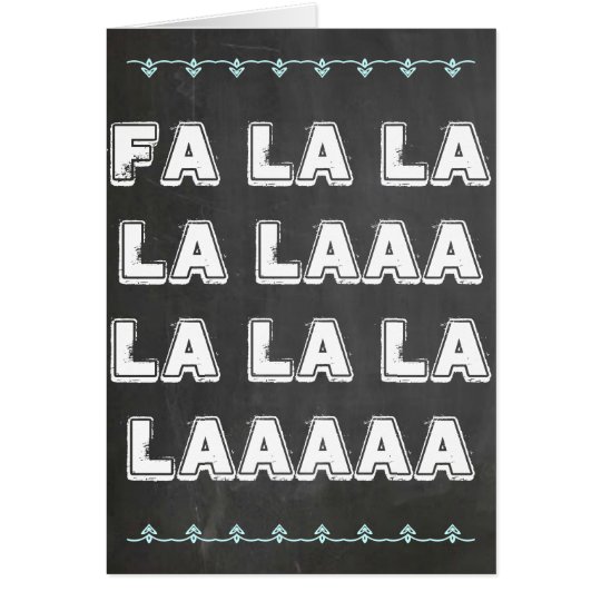 Fa La La Card