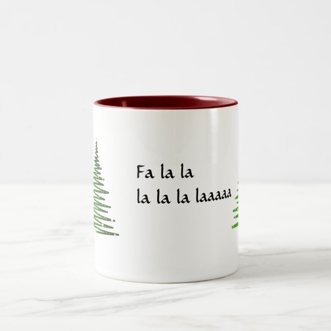 Fa la la Christmas cup (Center)