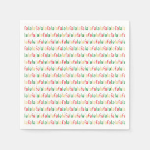 Fa La La Christmas Napkins