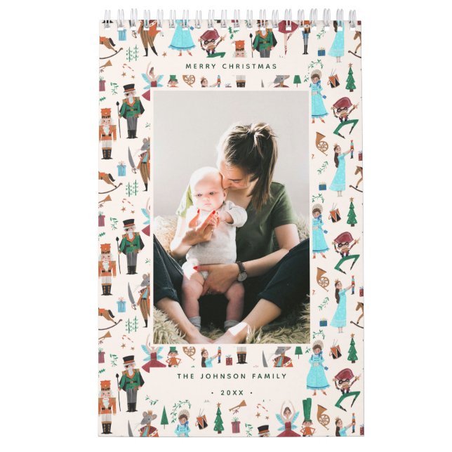 Fa La La Christmas Nutcracker Ballet Dancer Photo Calendar (Cover)