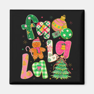Fa La La Coquette Christmas Gingerbread Tree Magnet