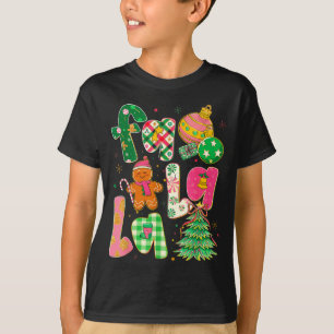 Fa La La Coquette Christmas Gingerbread Tree T-Shirt