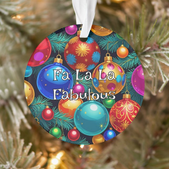 Fa La La Fabulous Maximalist Tacky-Chic Ornament (Tree)