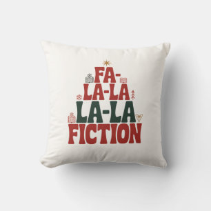 Fa-la-la Fiction Cozy Christmas Accent Cushion
