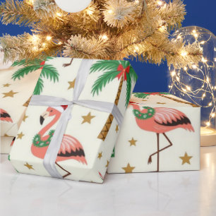 Fa-La-La-Flamingo Wrapping Paper
