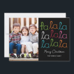 Fa La La Holiday Photo Cards<br><div class="desc">Celebrate the season with this modern and stylish holiday card from Berry Berry Sweet.</div>