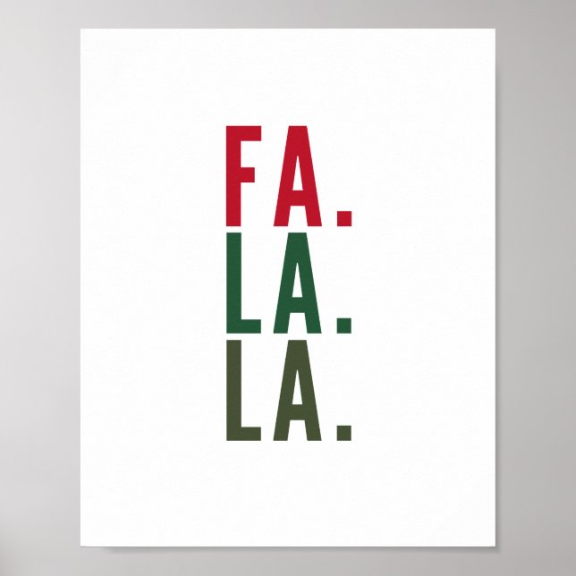 Fa La La La, Holiday Cheer Poster (Front)
