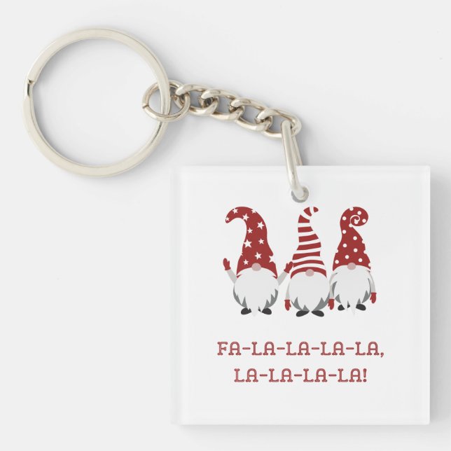 Fa La La la Key Ring (Front)