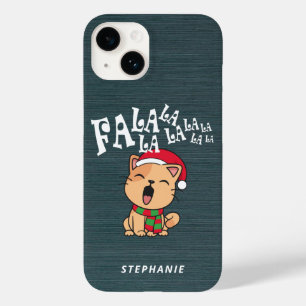 Fa La La La La Christmas Cat Singing Phone Case