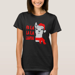 Fa La La La LLama Christmas T-Shirt