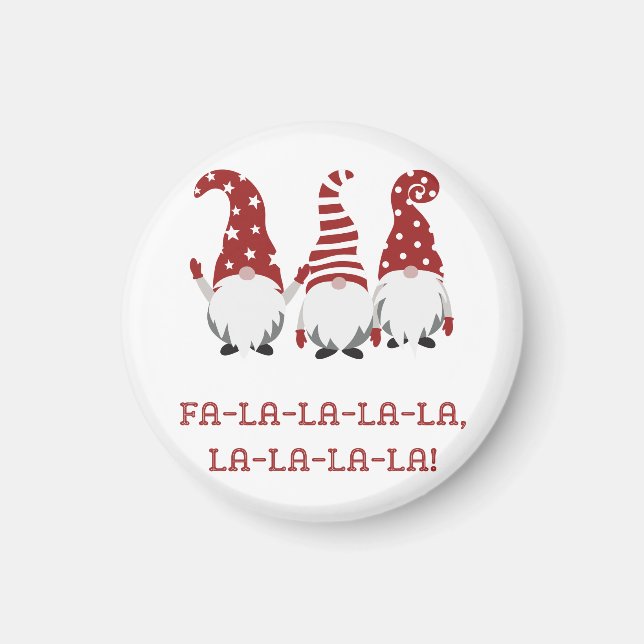 Fa La La la Magnet (Front)