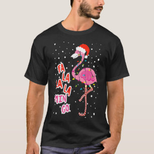 Fa La La La mingo Flamingo for Christmas Xmas 1 T-Shirt