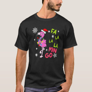 Fa La La La Mingo Flamingo For Christmas Xmas Paja T-Shirt