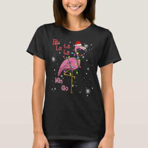 Fa La La La Mingo Flamingo Matching Christmas T-Shirt