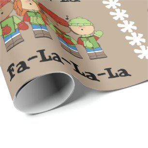 Fa-La-La-La Wrapping Paper
