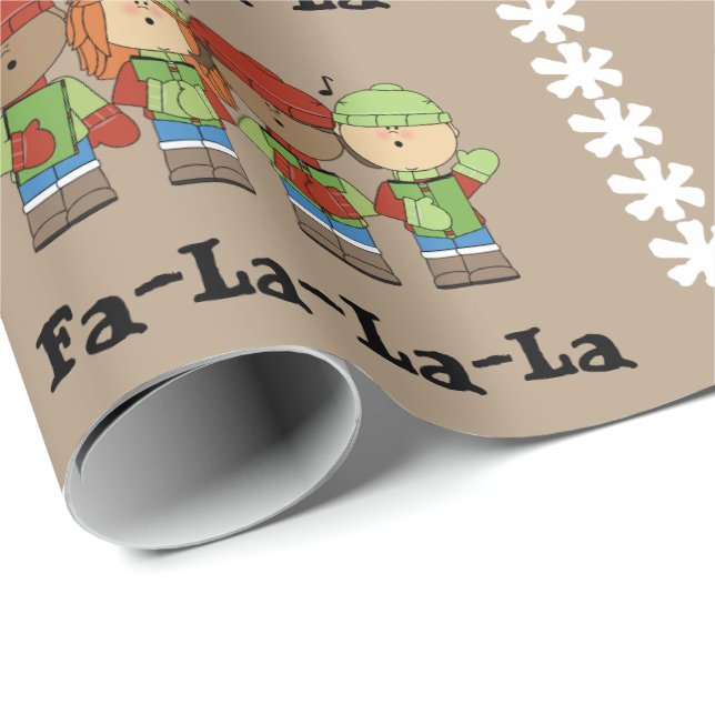 Fa-La-La-La Wrapping Paper (Roll Corner)