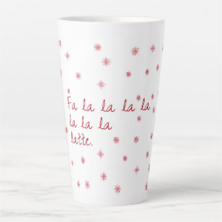 Fa la la latte mug