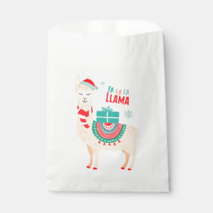 Fa La La Llama Christmas Favour Bags