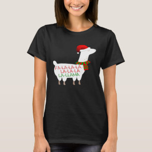 Fa La La Llama Christmas Men Women Kids T-Shirt
