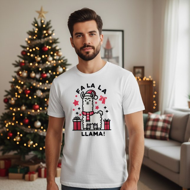 Fa La La Llama Christmas T-Shirt (Creator Uploaded)