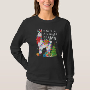 Fa La La Llama For Women Men Kids Cute Llama Chri T-Shirt