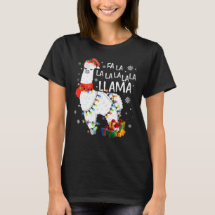 Fa La La Llama Funny Christmas Shirt Christmas