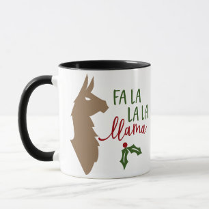 FA LA LA LLAMA MUG