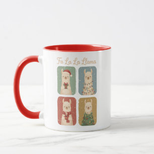 Fa La La Llama Xmas Mug